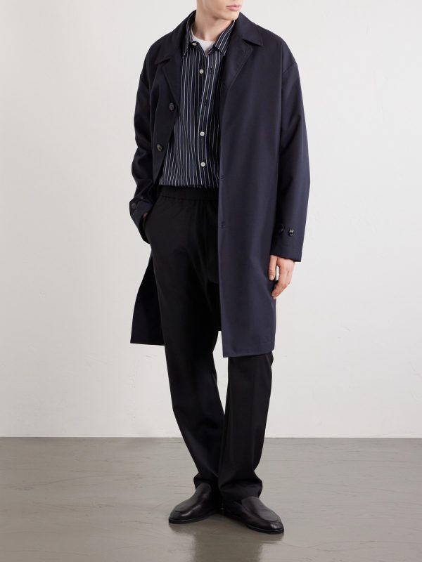 Riobarbo Straight-Leg Virgin Wool Drawstring Trousers - OU Riobarbo Straight-Leg Virgin Wool Drawstring Trousers - OU