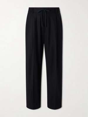 Mado Wide-Leg Wool-Blend Drawstring Trousers Mado Wide-Leg Wool-Blend Drawstring Trousers