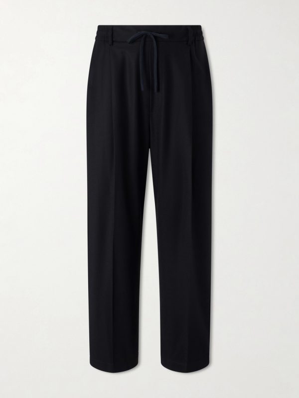Mado Wide-Leg Wool-Blend Drawstring Trousers Mado Wide-Leg Wool-Blend Drawstring Trousers
