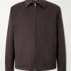 Cotton-Blend Gabardine Blouson Jacket
