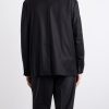 Twill Wool-Blend Blazer - BK Twill Wool-Blend Blazer - BK