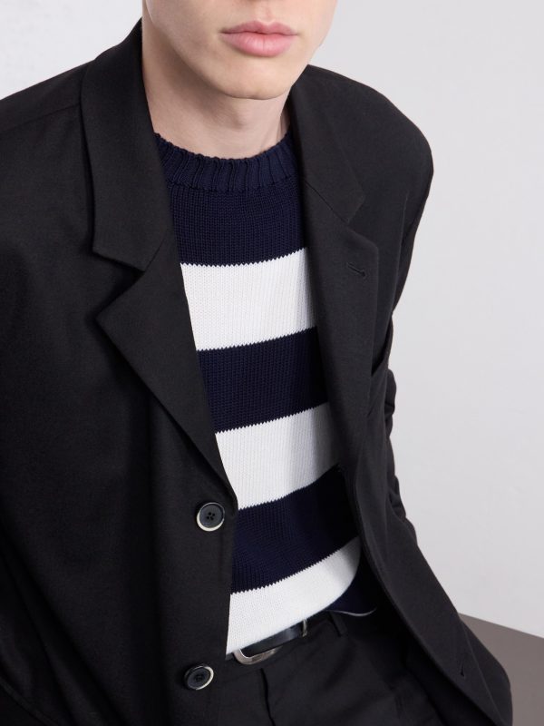 Twill Wool-Blend Blazer - CU Twill Wool-Blend Blazer - CU