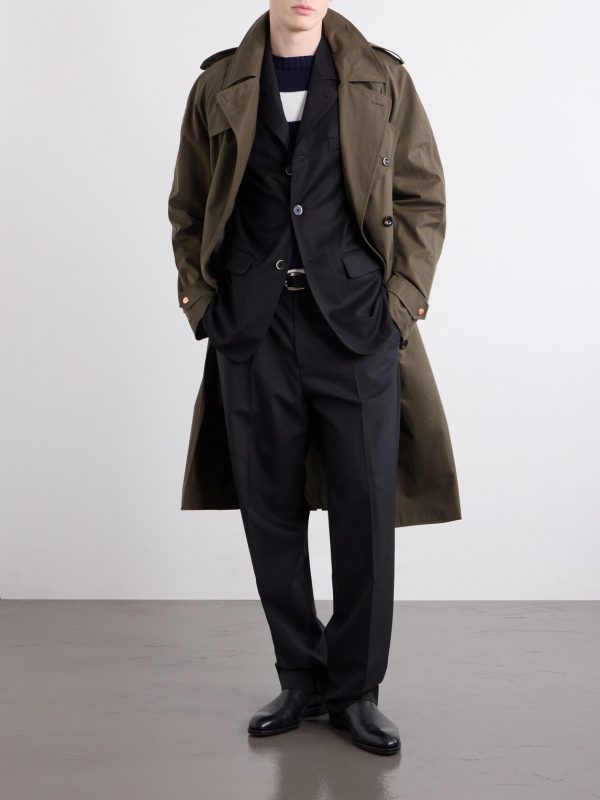 Twill Wool-Blend Blazer - OU Twill Wool-Blend Blazer - OU