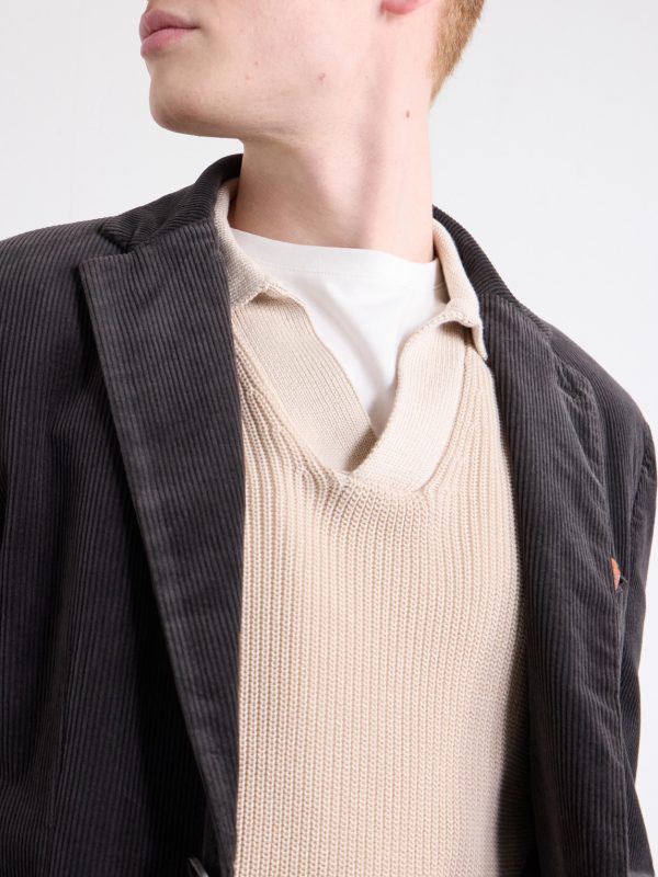 Cotton-Blend Corduroy Blazer - CU Cotton-Blend Corduroy Blazer - CU