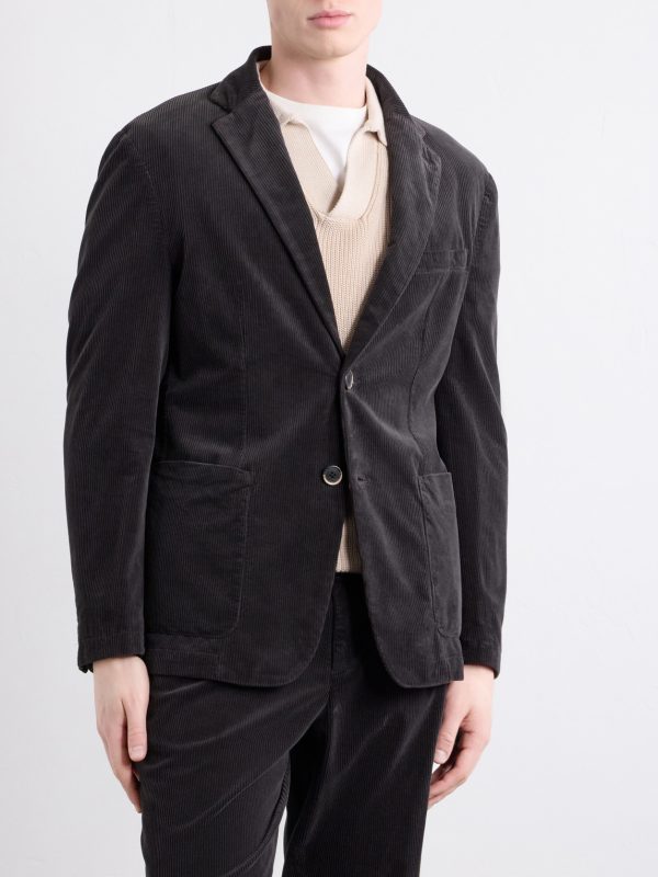 Cotton-Blend Corduroy Blazer - FR Cotton-Blend Corduroy Blazer - FR