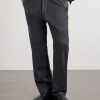 Bativoga Straight-Leg Wool-Blend Drawstring Trousers - FR Bativoga Straight-Leg Wool-Blend Drawstring Trousers - FR