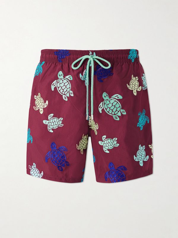 Mistral Embroidered Straight-Leg Swim Shorts Mistral Embroidered Straight-Leg Swim Shorts