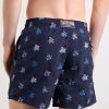 Mistral Embroidered Straight-Leg Swim Shorts - BK