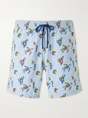 Mistral Embroidered Straight-Leg Swim Shorts Mistral Embroidered Straight-Leg Swim Shorts