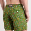 Mistral Embroidered Straight-Leg Swim Shorts - BK Mistral Embroidered Straight-Leg Swim Shorts - BK