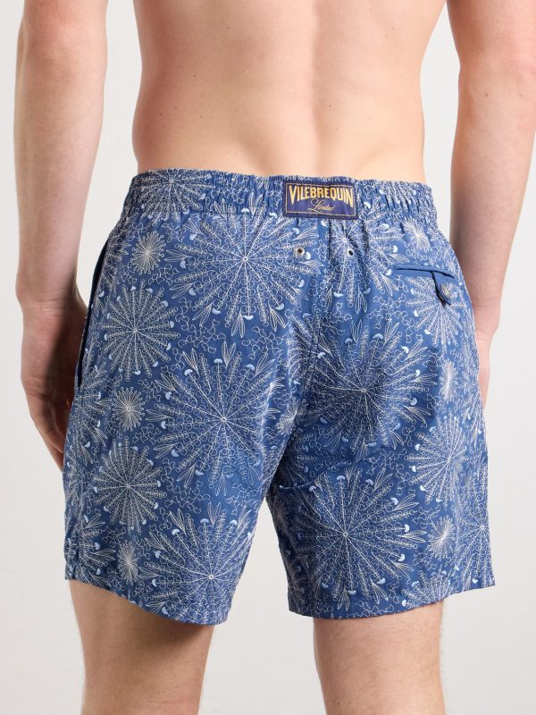 Mistral Embroidered Straight-Leg Swim Shorts - BK