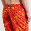Mistral Embroidered Straight-Leg Swim Shorts - BK