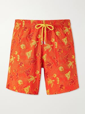 Mistral Embroidered Straight-Leg Swim Shorts Mistral Embroidered Straight-Leg Swim Shorts