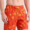 Mistral Embroidered Straight-Leg Swim Shorts - OU