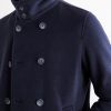 Double-Breasted Woven Coat - CU