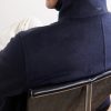 Double-Breasted Woven Coat - E1