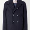 Double-Breasted Woven Coat