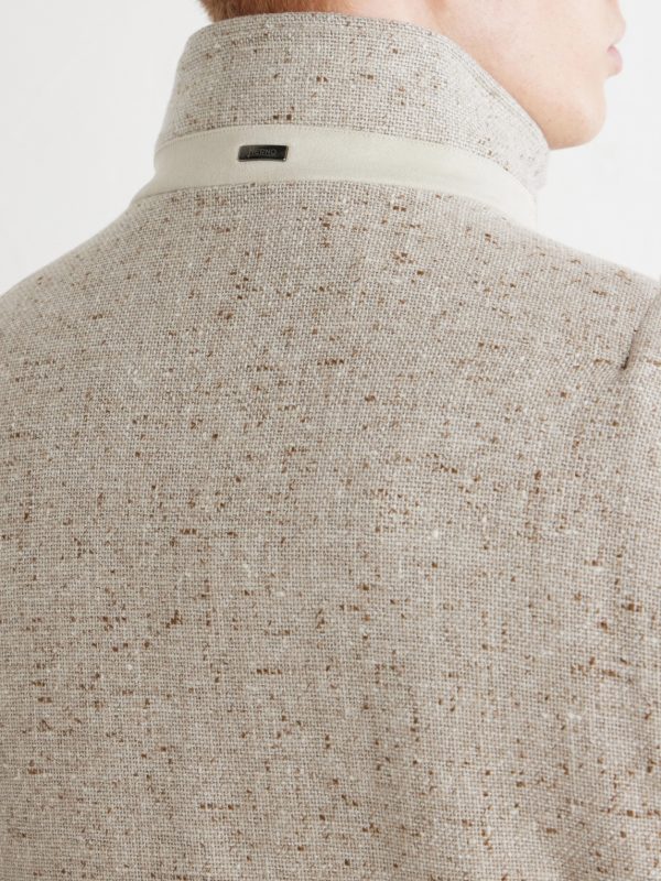 Virgin Wool-Tweed Field Jacket - CU