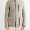 Virgin Wool-Tweed Field Jacket - FR