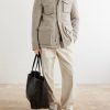 Virgin Wool-Tweed Field Jacket - OU