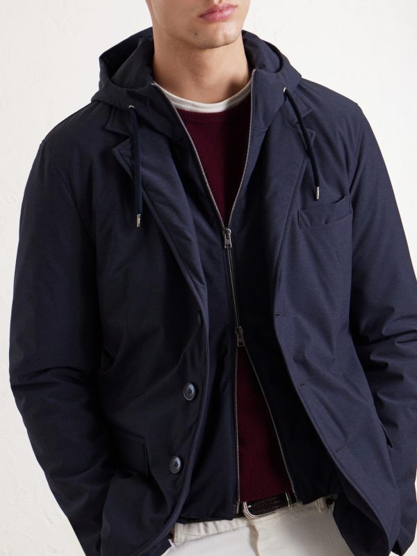 Hooded Shell Blazer - CU
