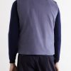 Leather Trimmed Silk and Cashmere-Blend Vest - BK Leather Trimmed Silk and Cashmere-Blend Vest - BK