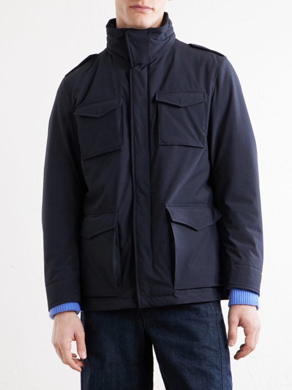 Four Pockets Woven Jacket - FR