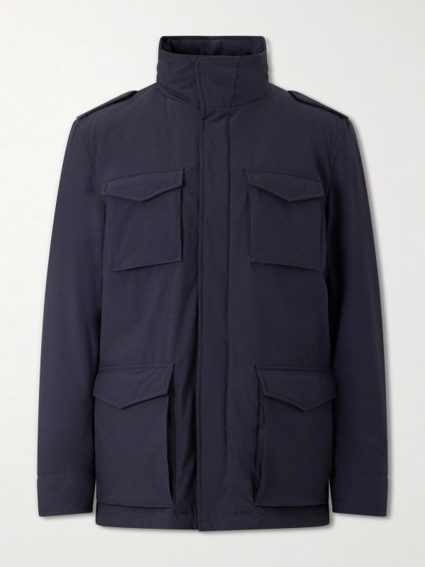Four Pockets Woven Jacket