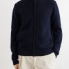 Wool Zip-Up Cardigan - FR Wool Zip-Up Cardigan - FR