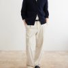 Wool Zip-Up Cardigan - OU Wool Zip-Up Cardigan - OU
