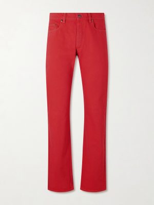 Straight-Leg Logo-Appliquéd Jeans Straight-Leg Logo-Appliquéd Jeans