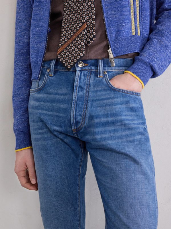 Straight-Leg Logo-Appliquéd Jeans - CU Straight-Leg Logo-Appliquéd Jeans - CU