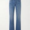 Straight-Leg Logo-Appliquéd Jeans Straight-Leg Logo-Appliquéd Jeans