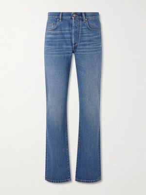 Straight-Leg Logo-Appliquéd Jeans Straight-Leg Logo-Appliquéd Jeans