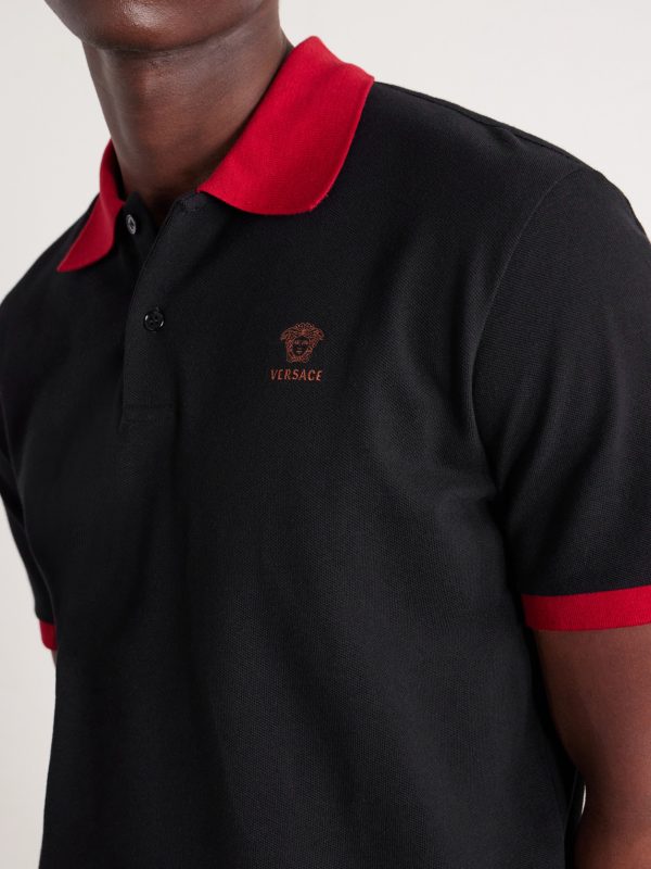 Logo-Embroidered Cotton-Piqué Polo Shirt - CU Logo-Embroidered Cotton-Piqué Polo Shirt - CU