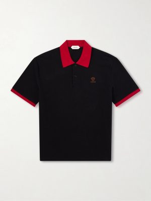 Logo-Embroidered Cotton-Piqué Polo Shirt Logo-Embroidered Cotton-Piqué Polo Shirt