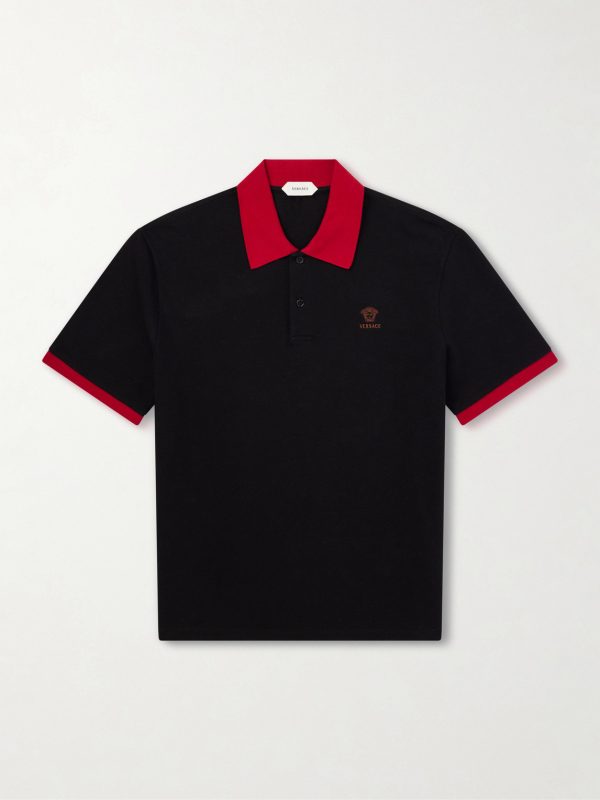 Logo-Embroidered Cotton-Piqué Polo Shirt Logo-Embroidered Cotton-Piqué Polo Shirt