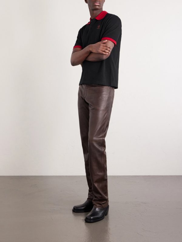 Logo-Embroidered Cotton-Piqué Polo Shirt - OU Logo-Embroidered Cotton-Piqué Polo Shirt - OU