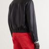 Leather Blouson Jacket - BK