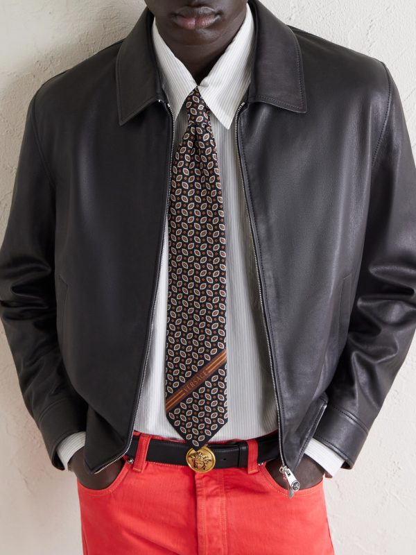 Leather Blouson Jacket - E1