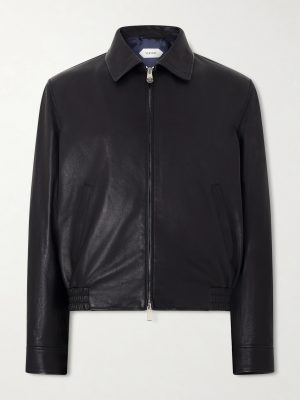 Leather Blouson Jacket Leather Blouson Jacket
