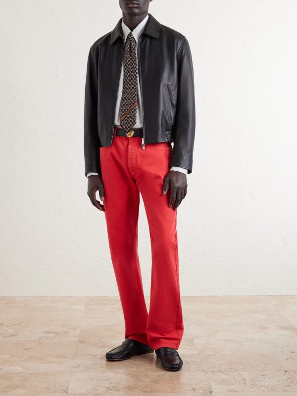 Leather Blouson Jacket - OU