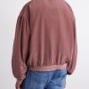 Ribbed Knit-Trimmed Silk-Poplin Blouson Jacket - BK Ribbed Knit-Trimmed Silk-Poplin Blouson Jacket - BK