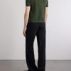 Knitted Cotton Polo Shirt - BK