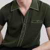 Knitted Cotton Polo Shirt - CU