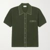 Knitted Cotton Polo Shirt
