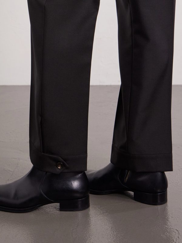 Straight-Leg Wool and Mohair-Blend Trousers - E2 Straight-Leg Wool and Mohair-Blend Trousers - E2