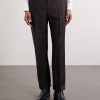 Straight-Leg Wool and Mohair-Blend Trousers - FR Straight-Leg Wool and Mohair-Blend Trousers - FR