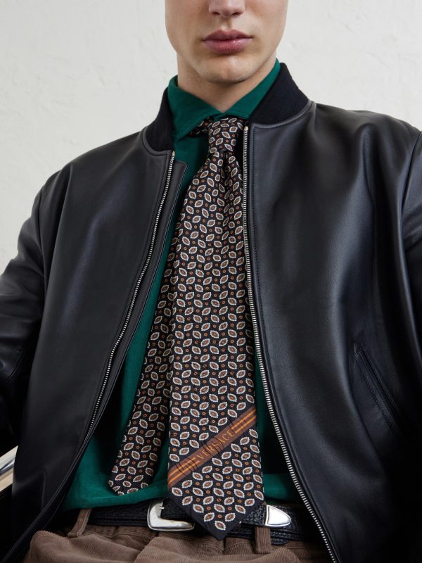 9cm Silk-Jacquard Tie - FR