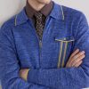 Mouliné Zip-Up Cardigan - CU